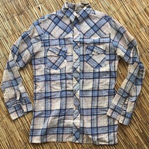 Vintage 70s Plaid Long Sleeve Shirt